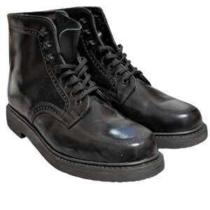 Rubicon leather lace up ankle boot men's 13E casual dress everyday combat moto